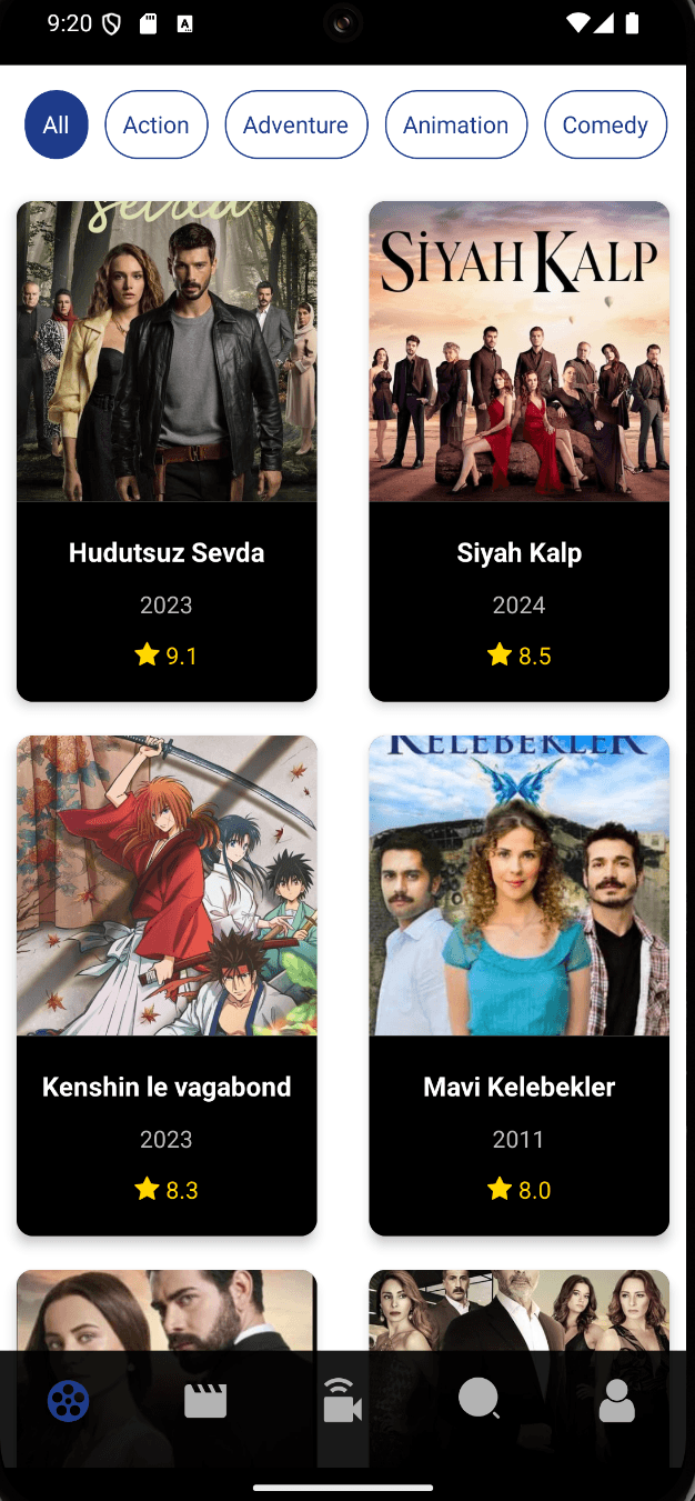 Filmu VOD Platform